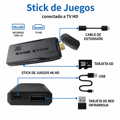 Game Stick 4K – Retro Gaming en Alta Definición