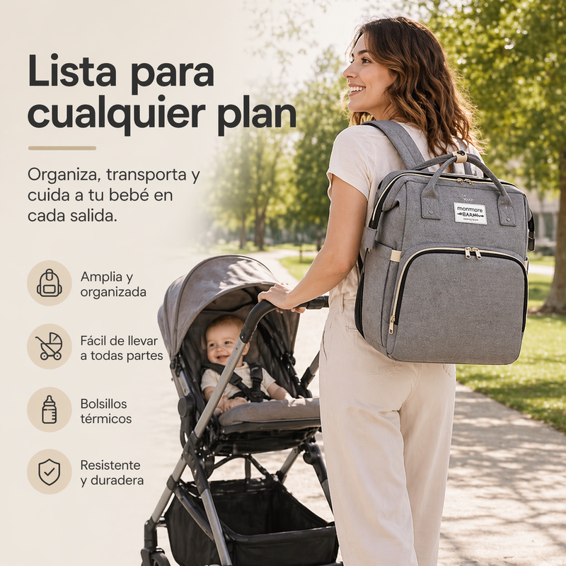Mochila para carrito de bebé