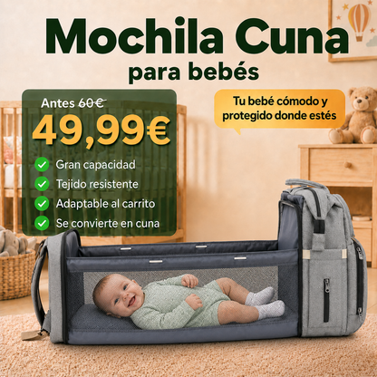 Mochila Cuna-Cambiador todo en uno.