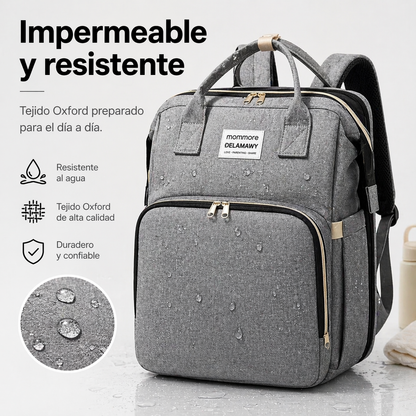 Mochila Cuna-Cambiador todo en uno.