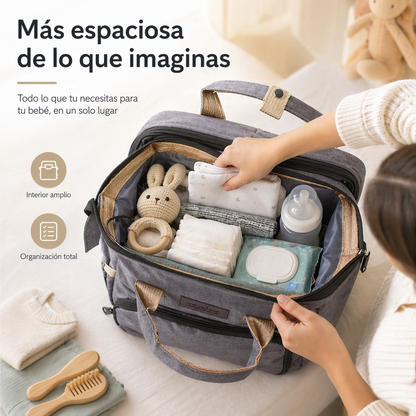 Mochila Cuna-Cambiador todo en uno.
