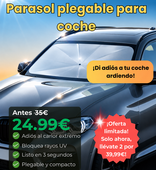 Parasol Plegable para Coche – Protección Solar UV