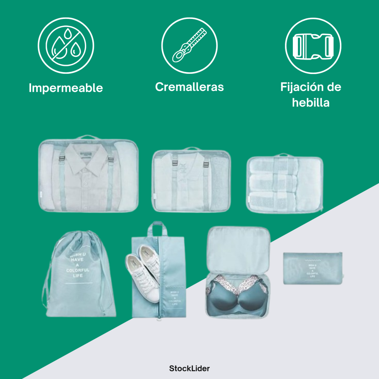 Set Bolsas Viaje