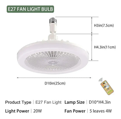Lámpara Ventilador de Techo