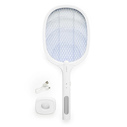 Raqueta Antimosquitos Recargable con Luz UV