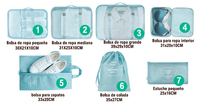 Set Bolsas Viaje